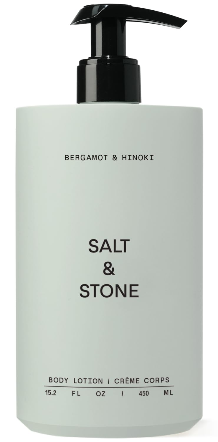 Salt & Stone Body Lotion for Women & Men | Neroli & Basil | Hydrates, Nourishes & Softens Skin | Restores Dry Skin | Fast-Absorbing | Cruelty-Free & Vegan | 3.4 fl oz