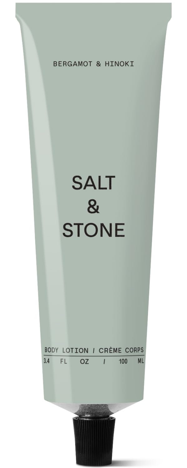 Salt & Stone Body Lotion for Women & Men | Neroli & Basil | Hydrates, Nourishes & Softens Skin | Restores Dry Skin | Fast-Absorbing | Cruelty-Free & Vegan | 3.4 fl oz