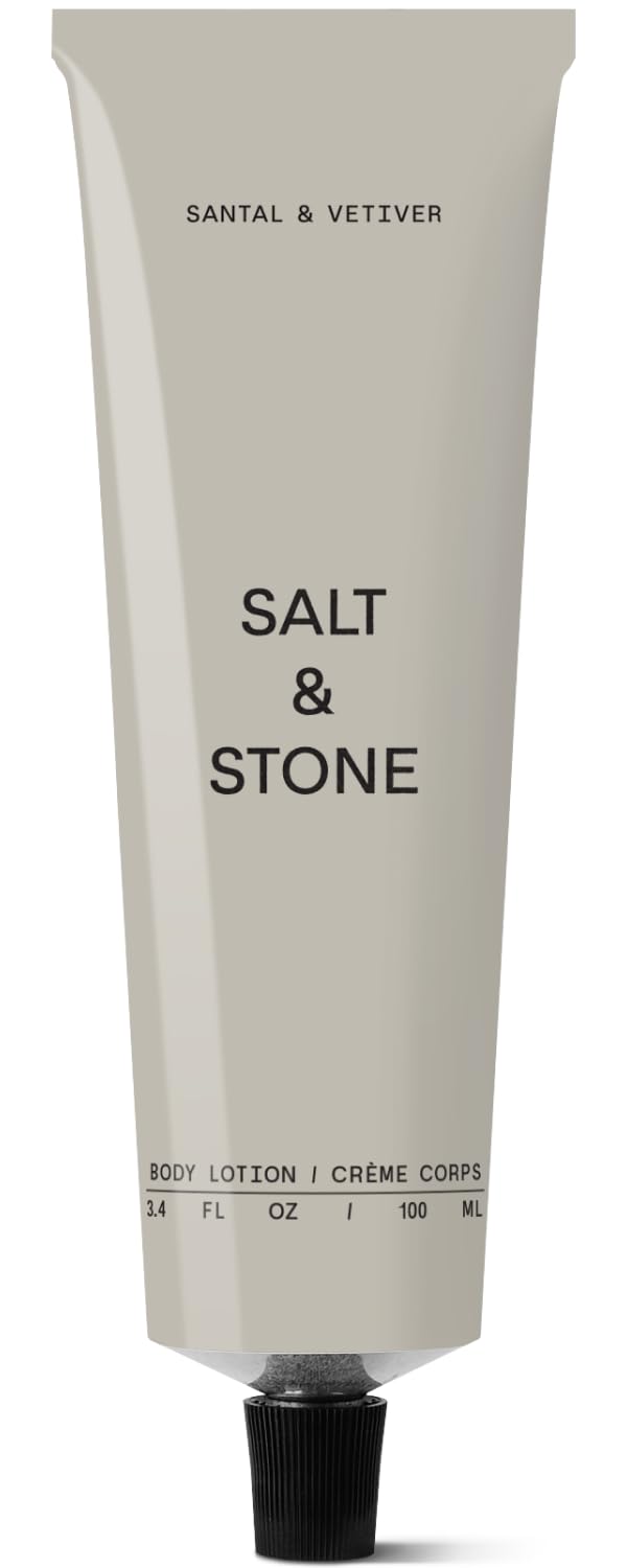 Salt & Stone Body Lotion for Women & Men | Neroli & Basil | Hydrates, Nourishes & Softens Skin | Restores Dry Skin | Fast-Absorbing | Cruelty-Free & Vegan | 3.4 fl oz