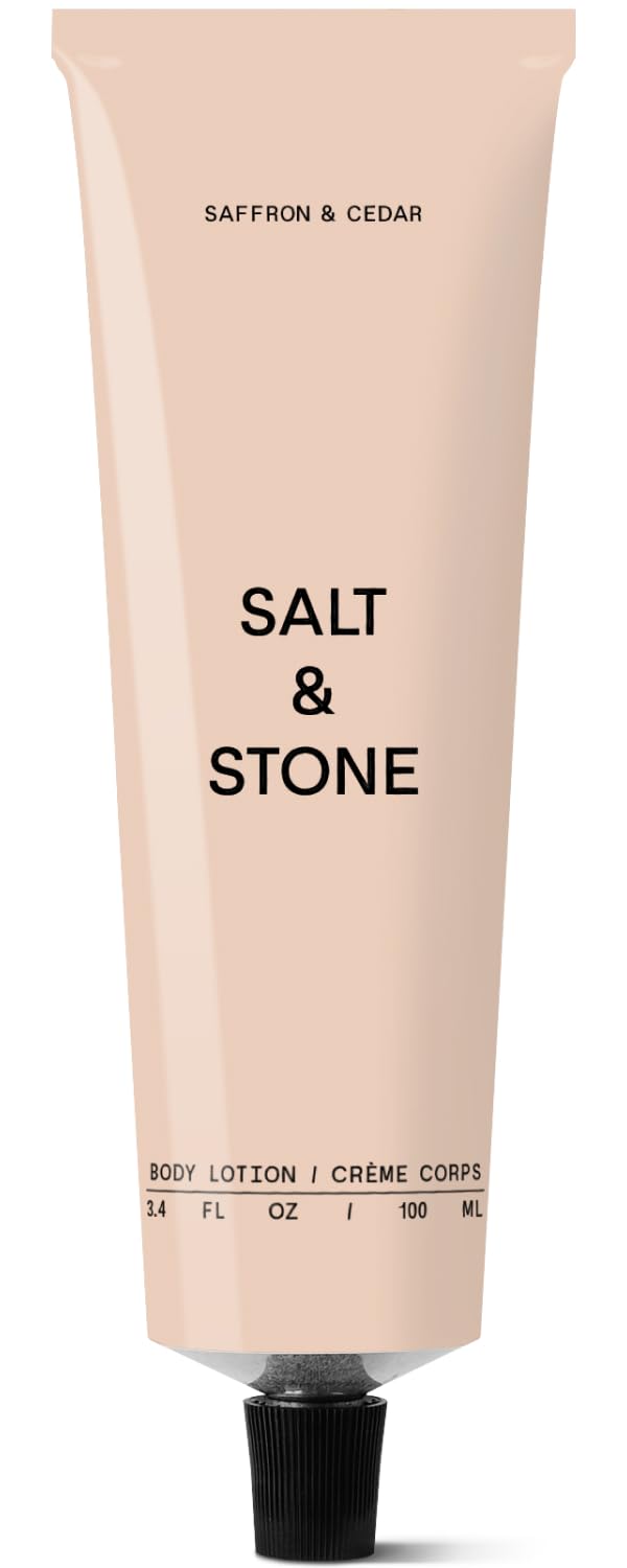 Salt & Stone Body Lotion for Women & Men | Neroli & Basil | Hydrates, Nourishes & Softens Skin | Restores Dry Skin | Fast-Absorbing | Cruelty-Free & Vegan | 3.4 fl oz