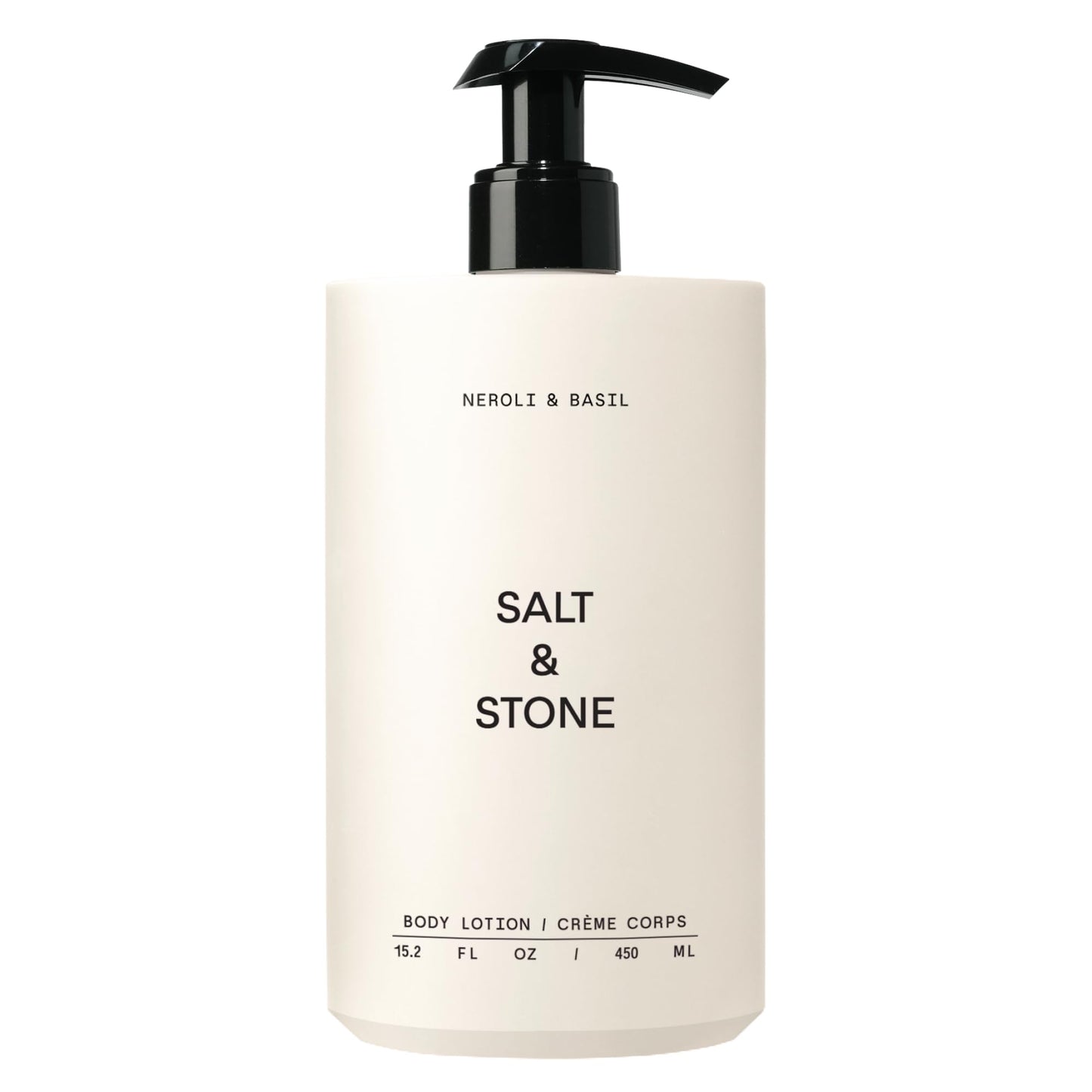 Salt & Stone Body Lotion for Women & Men | Neroli & Basil | Hydrates, Nourishes & Softens Skin | Restores Dry Skin | Fast-Absorbing | Cruelty-Free & Vegan | 3.4 fl oz