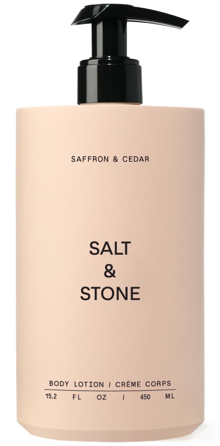 Salt & Stone Body Lotion for Women & Men | Neroli & Basil | Hydrates, Nourishes & Softens Skin | Restores Dry Skin | Fast-Absorbing | Cruelty-Free & Vegan | 3.4 fl oz