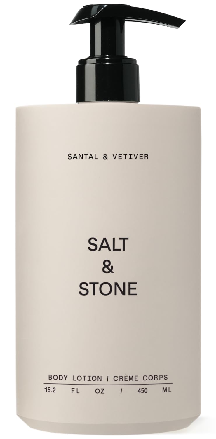 Salt & Stone Body Lotion for Women & Men | Neroli & Basil | Hydrates, Nourishes & Softens Skin | Restores Dry Skin | Fast-Absorbing | Cruelty-Free & Vegan | 3.4 fl oz