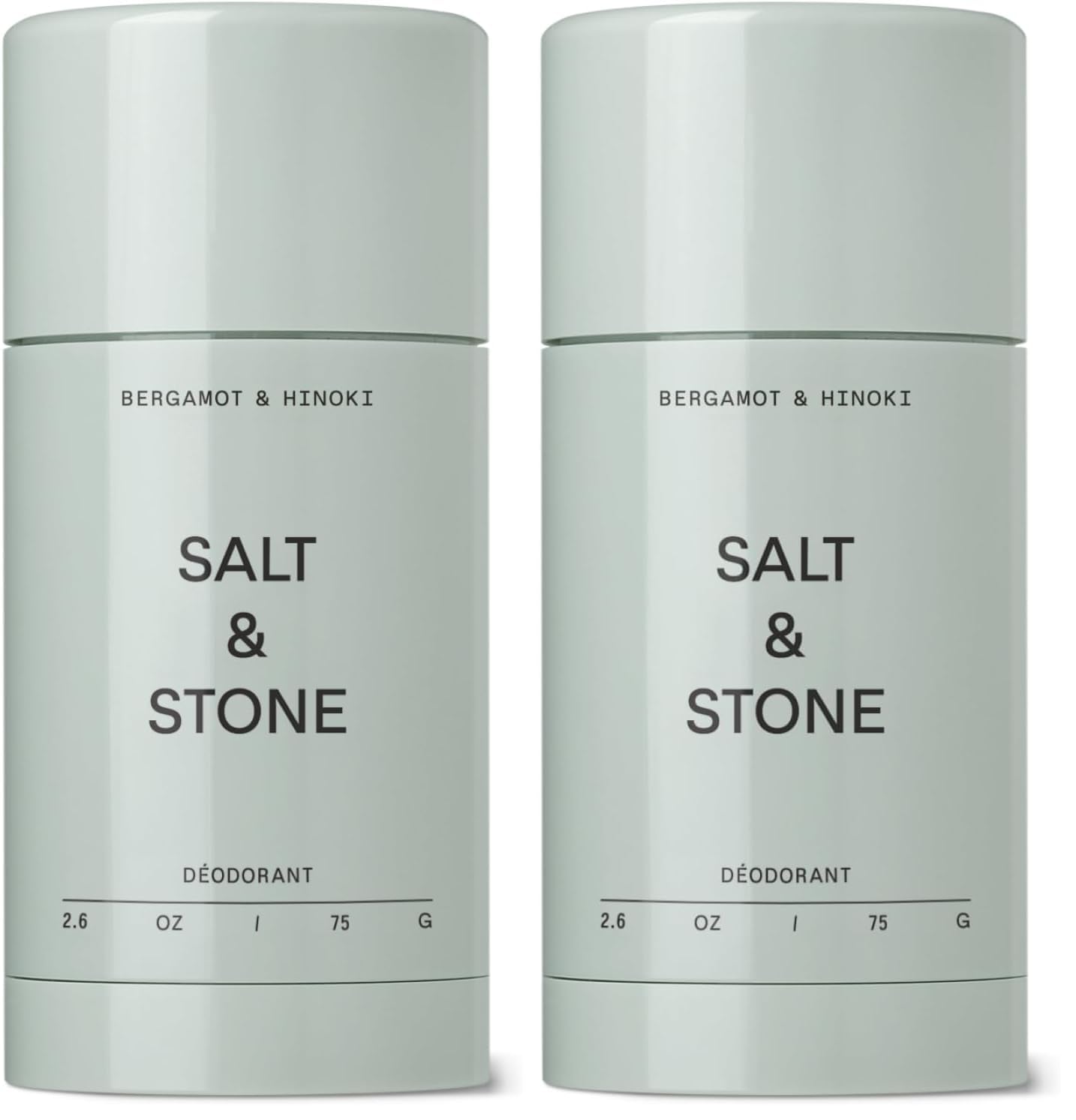Salt & Stone Aluminum Free Deodorant | Extra Strength 48 Hour Protection for Women & Men | Made with Seaweed Extracts, Niacinamide & Prebiotics | Santal & Vetiver