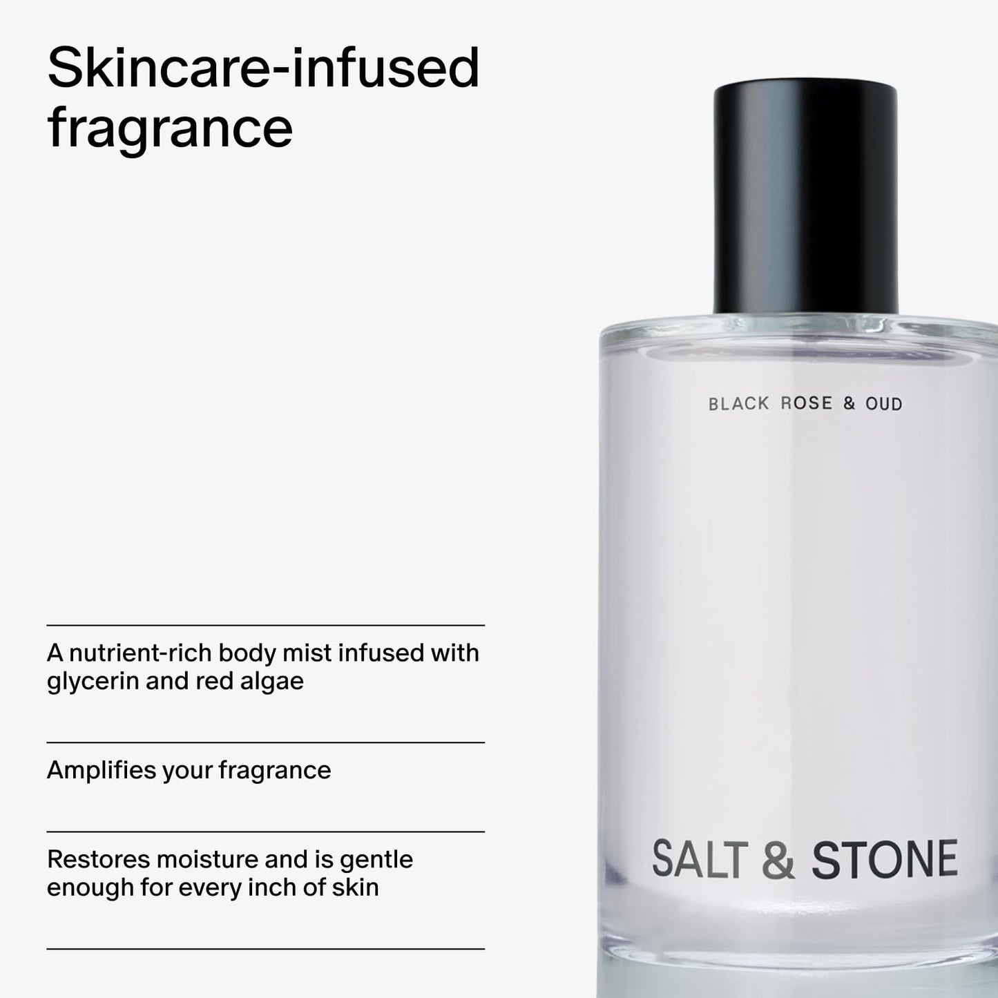 Salt & Stone Body Mist + Body Lotion Bundle | Black Rose & Oud